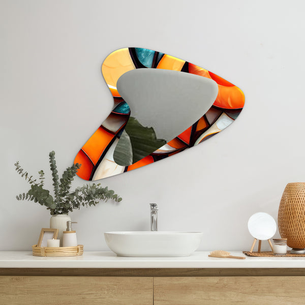 Modern Reflections Mirror Set Multi Color