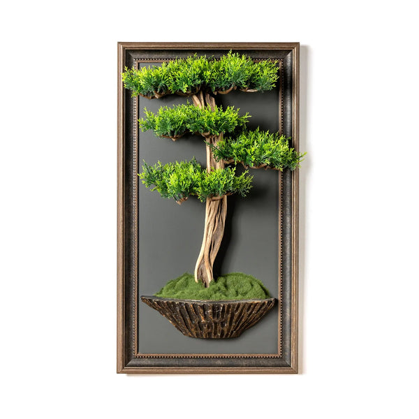 3D Bonsai Tableau : Elegant Nature