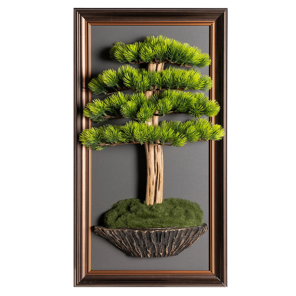 3D Bonsai Tableau: Nature’s Artistry