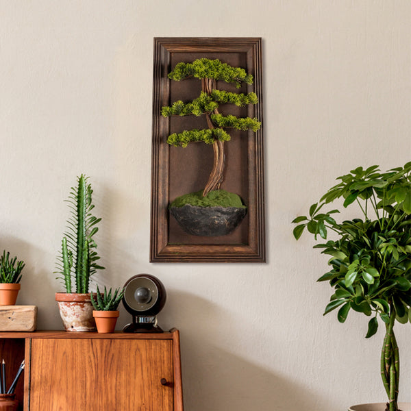 3D Wall Art Bonsai Tree On Rock