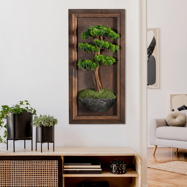 3D Bonsai Tree Wall Art