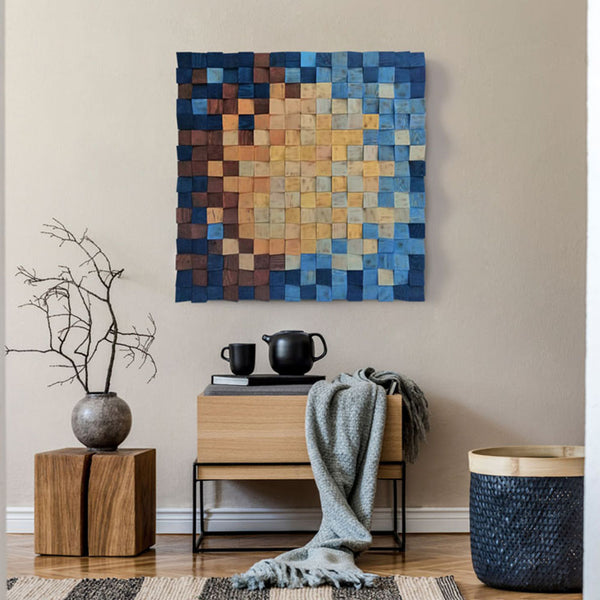 Art | Pixel | decorative wood wall art Big Bang