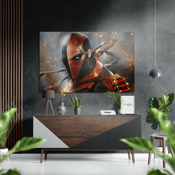 Deathstroke | Alu-Dibond brushed Wall Art