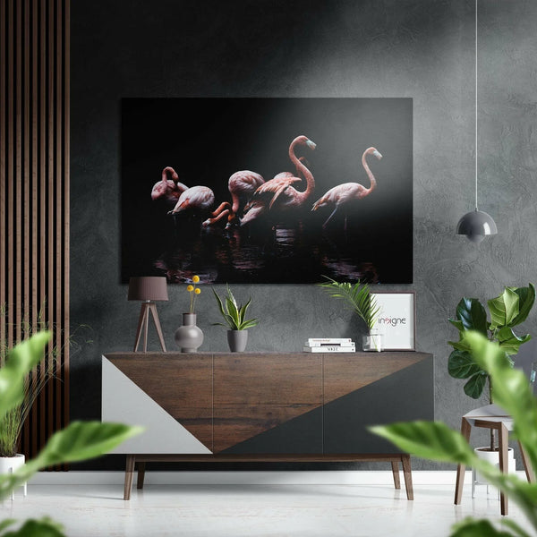 Flamingo | Alu-Dibond brushed Wall Art