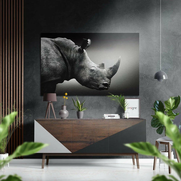 Rhino | Alu-Dibond brushed Wall Art