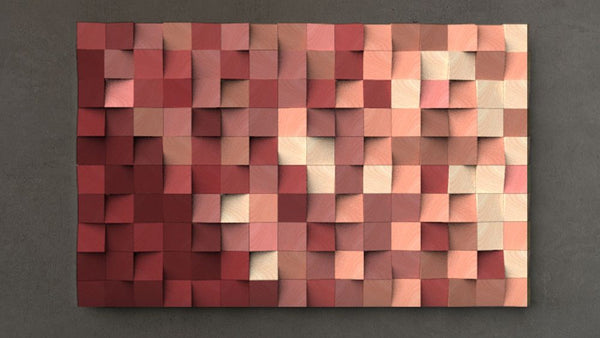 Art | Pixel | decorative wood wall art Raspberry