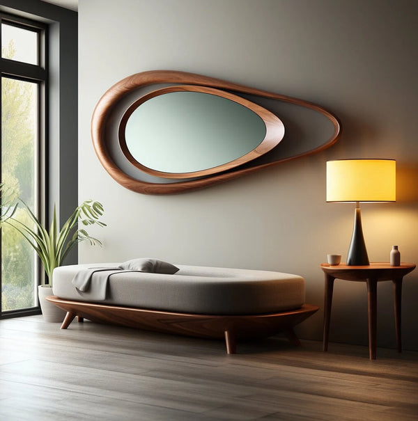 The Terra Wood Mirror by Liven Decor