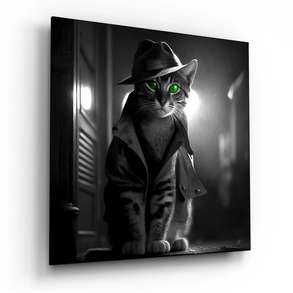 Cat Watcher | Glass Printing wall art