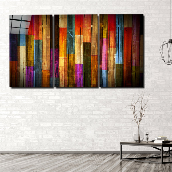 Painted Wood - Extra Glass printing wall art