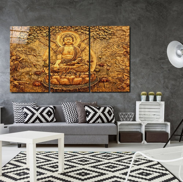 Buddha - Glass printing wall arts