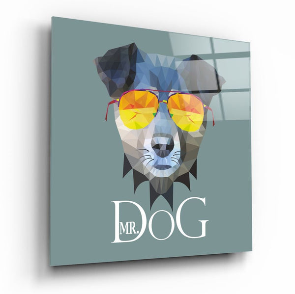 Dog UV Printed | Glass Printing wall art