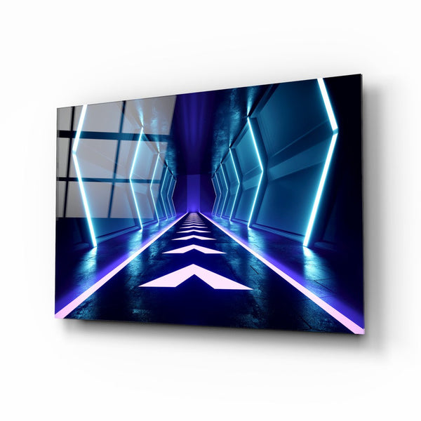 Neon Lights | Glass wall art