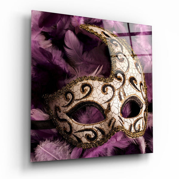 Prom Mask | Glass wall art