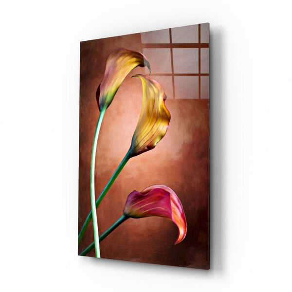 Tulips | Glass wall art