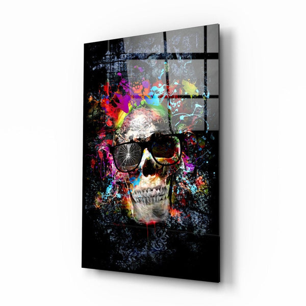 Skull | Glass Printing wall art