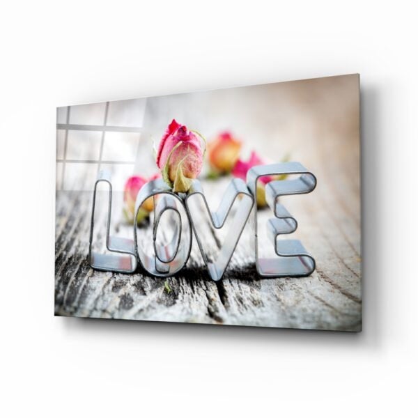 LOVE | Glass printing wall art