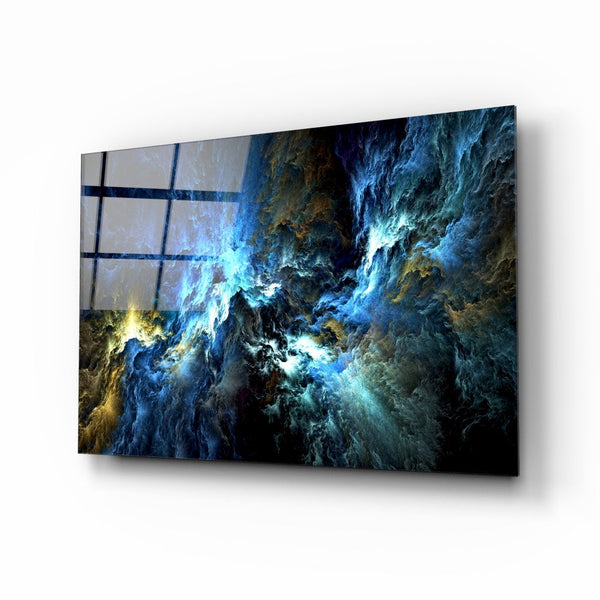 Cosmic Blue Glass printing wall art